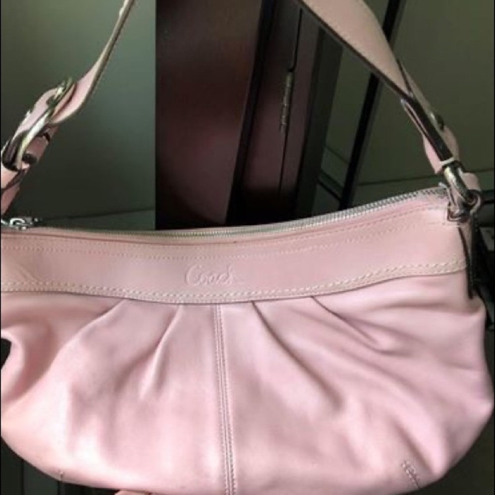 Coach pink hobo